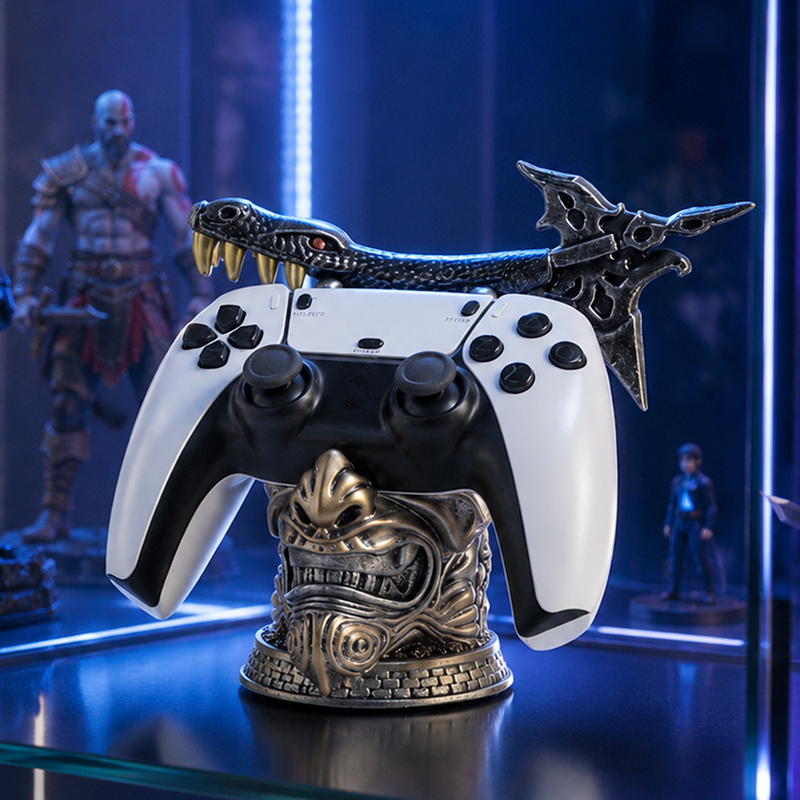 Gaming Home Accessories - Dudukan Pengontrol Game Resin Imitasi Kreatif