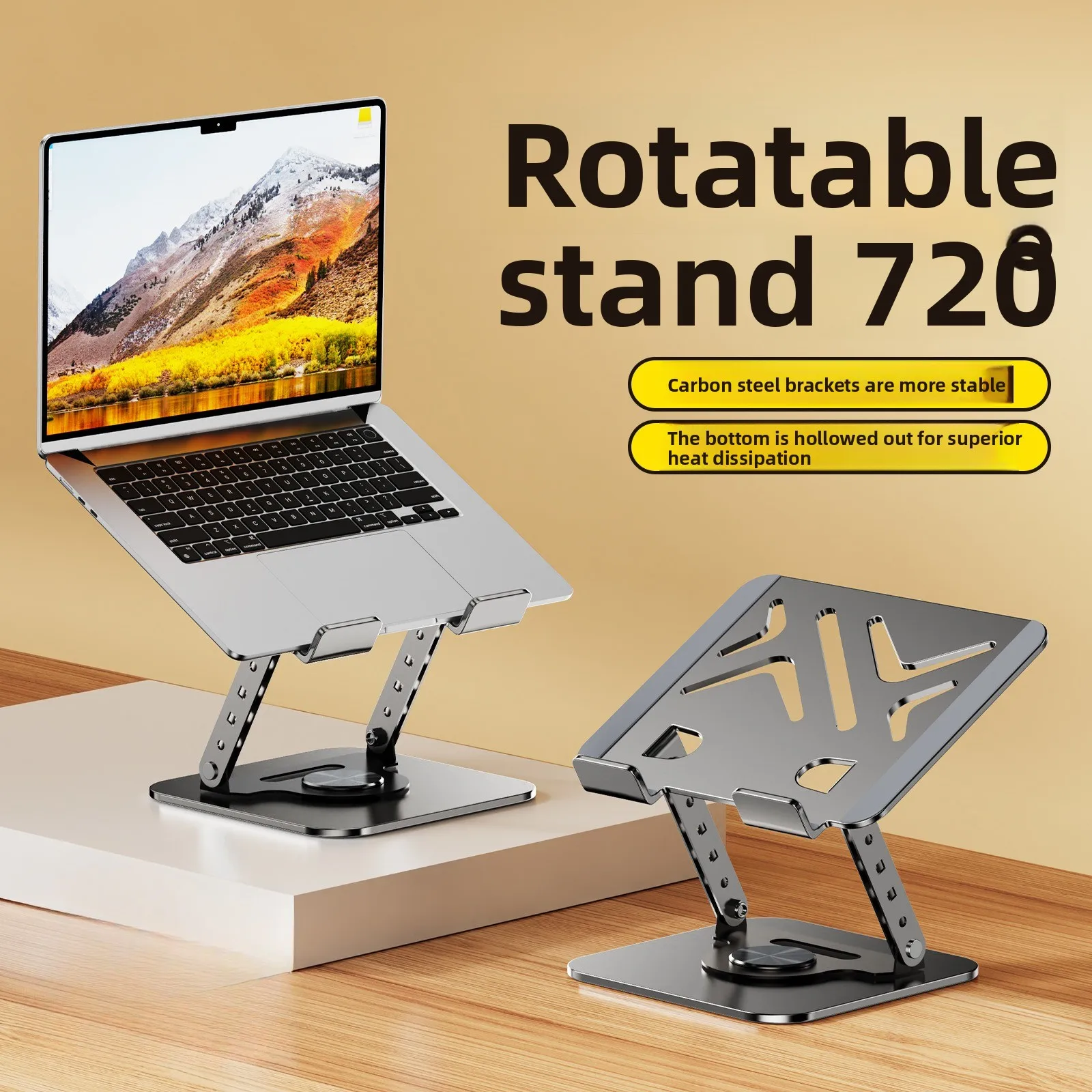 Gaming Accessories Ipad - Penyangga Laptop Vertikal dari Paduan Aluminium,