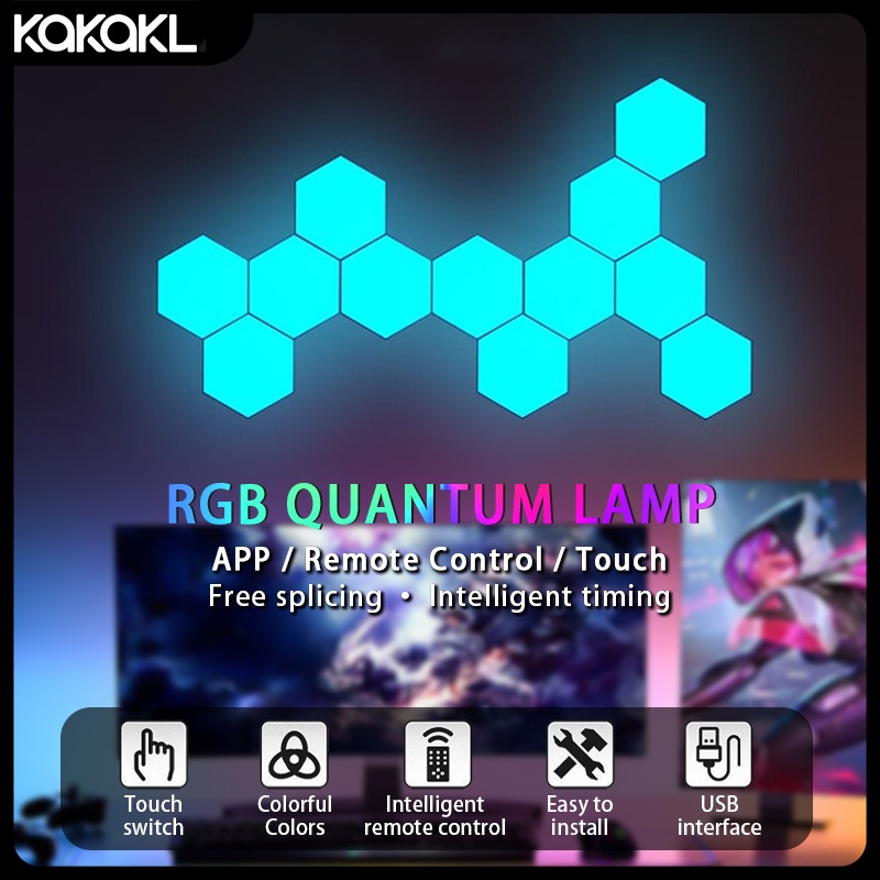 Gaming Home Accessories - Tuya Lampu Kuantum RGB Pintar Dekorasi