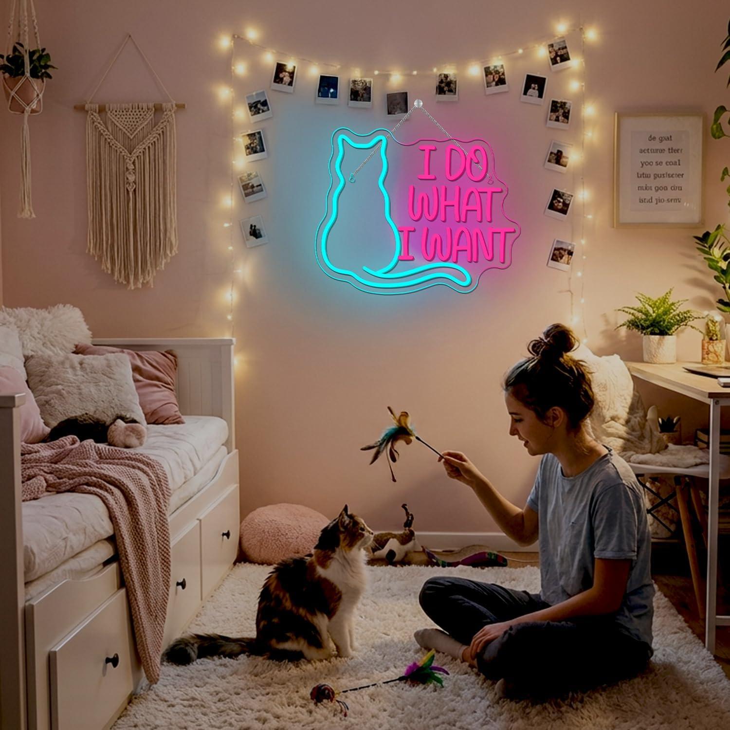 Lampu Neon Kucing USB yang Dap - Gaming Accessories Shop ulasan dan harga
