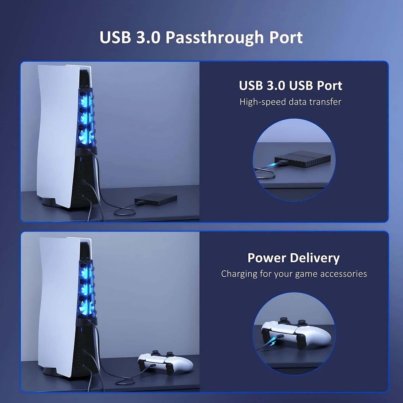 Untuk PS5, Kipas Pendingin unt - Gaming Accessories Ps5 ulasan dan harga